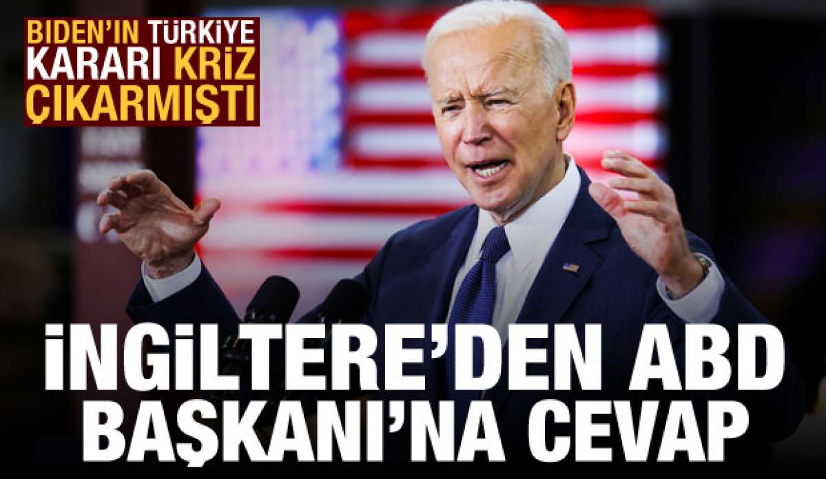 Biden'ın 'soykırım' çıkışına İngiltere'den cevap