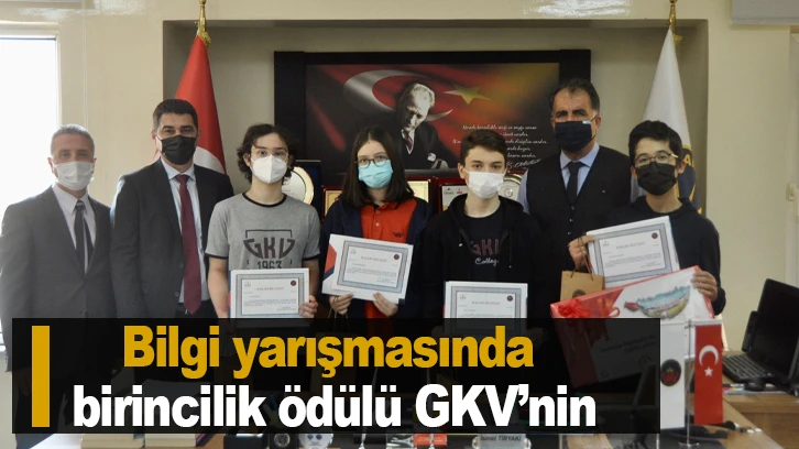 Bilgi yarışmasında birincilik ödülü GKV’nin