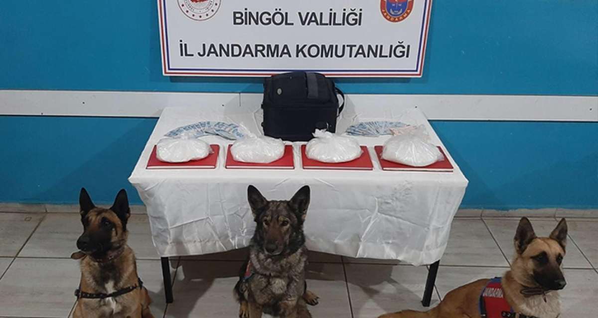 Bingöl'de 1 milyon TL değerinde 4 kilo metamfetamin ele geçirildi