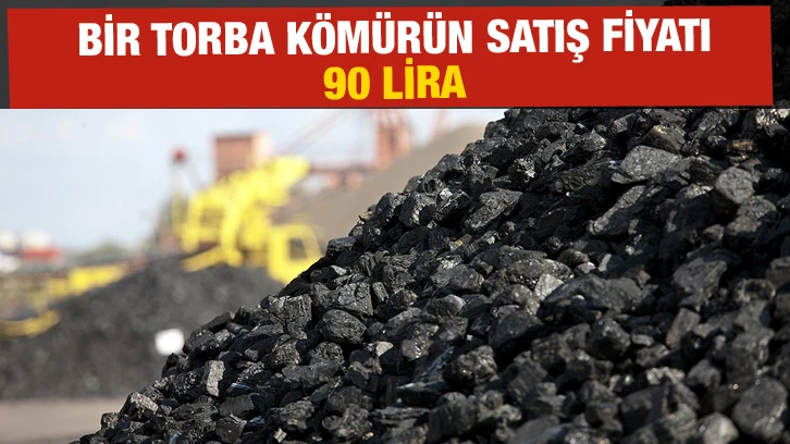 Bir torba kömürün satış fiyatı 90 lira