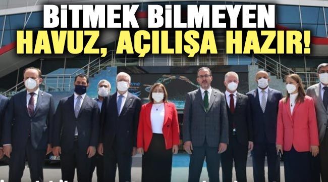 Bitmek bilmeyen Havuz, açılışa hazır!