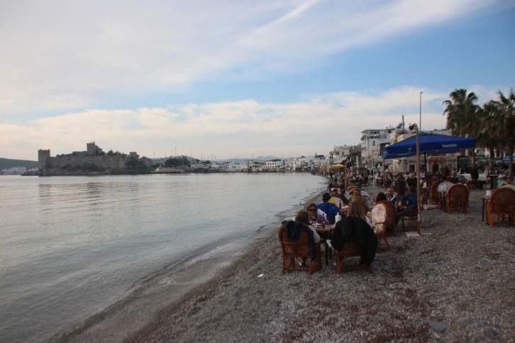 Bodrum’da yeni yılın ilk günü böyle geçti