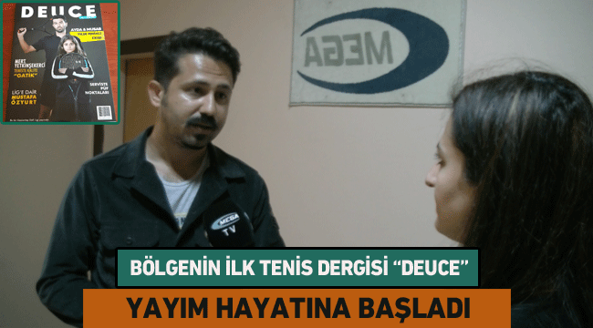 Bölgenin ilk tenis dergisi 