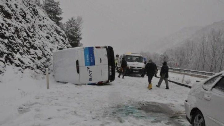 Bolu'da zincirleme kaza: Sağlık ve polis ekipleri sevk edildi