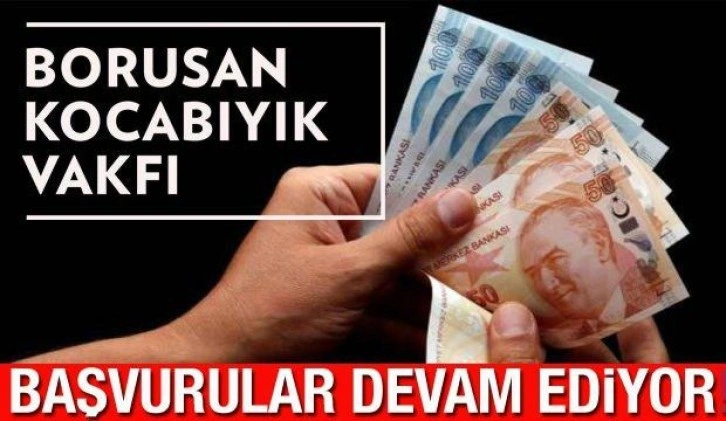 Borusan Kocabıyık Vakfı üniversite öğrencilerine 600 TL burs verecek! Başvurular sürüyor...