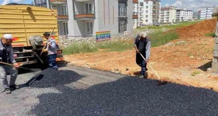 Bozulan yollar düzeltiliyor