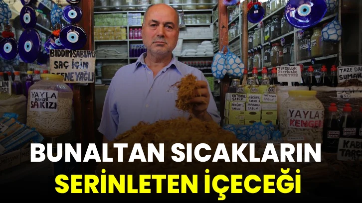 Bunaltan sıcakların serinleten içeceği 