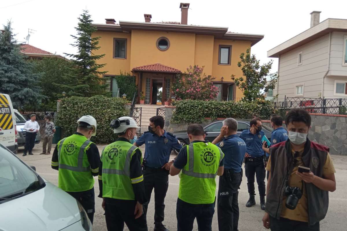 Bursa'da villada patlama; 1 yaralı