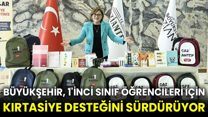 Büyükşehir, 1'inci sınıf öğrencileri için kırtasiye desteğini sürdürüyor