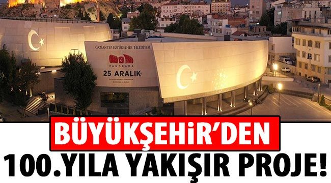 Büyükşehir’den 100.yıla yakışır proje!