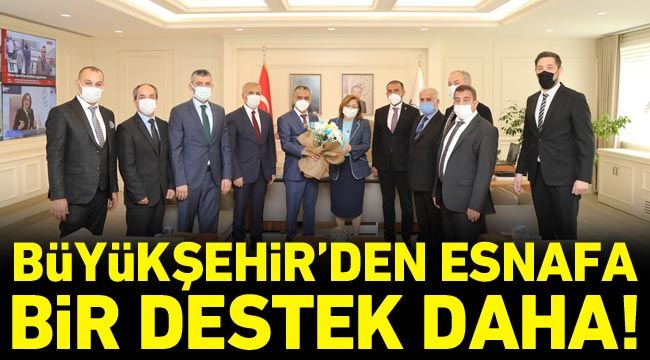 Büyükşehir'den esnafa bir destek daha