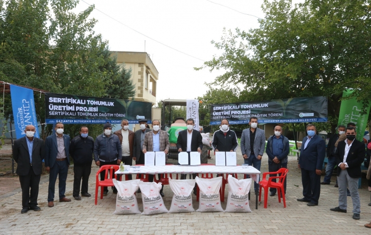 Büyükşehir sertifikalı tohum üretimine devam ediyor