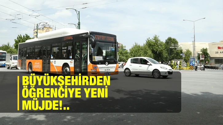 Büyükşehirden Öğrenciye Yeni Müjde!..