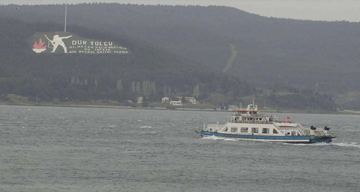 Çanakkale'de ada seferlerine fırtına engeli