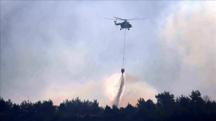 Çanakkale'deki orman yangını kontrol altına alındı