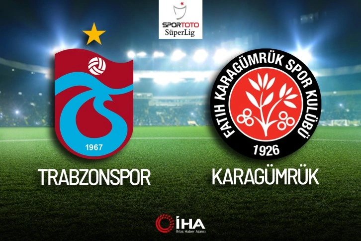 CANLI ANLATIM | Trabzonspor Karagümrük maçı