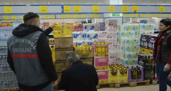 Çelikhan’da marketlerde yağ, fahiş fiyat ve stok denetimi