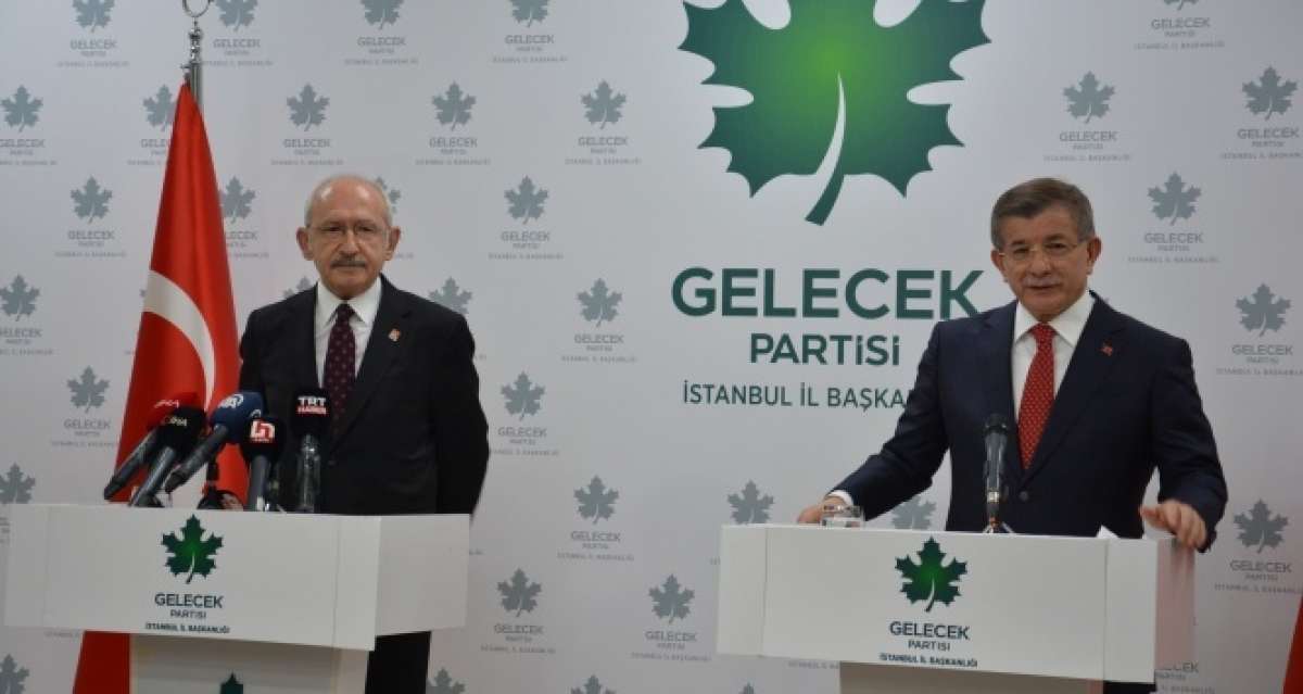 CHP Genel Başkanı Kılıçdaroğlu'ndan Davutoğlu'na ziyaret