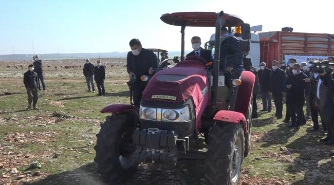 Cumhurbaşkanı'nın  örnek gösterdiği ilçede çiftçiye büyük destek