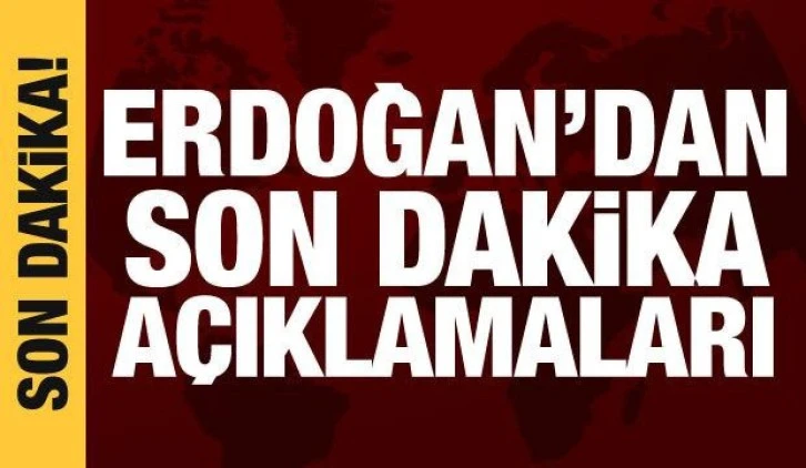 Cumhurbaşkanı Erdoğan'dan yeni yıl mesajı