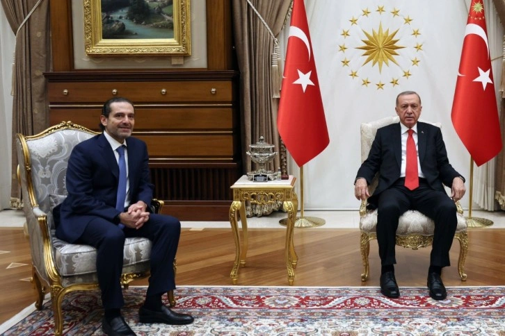 Cumhurbaşkanı Erdoğan, eski Lübnan Başbakanı Hariri’yi kabul etti