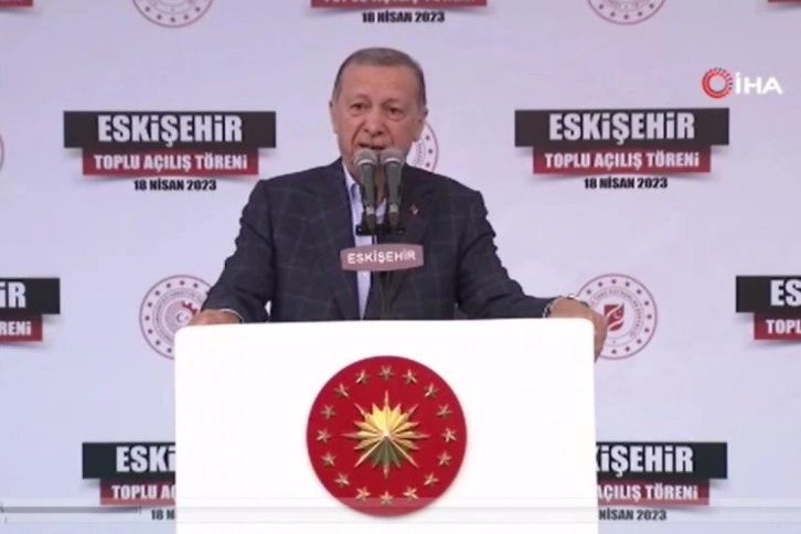 Cumhurbaşkanı Erdoğan Eskişehir’de 2 yeni müjde verdi