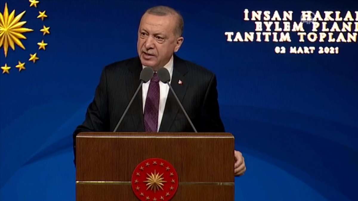 Cumhurbaşkanı Erdoğan: Eylem Planımızın nihai amacı, yeni ve sivil bir anayasadır