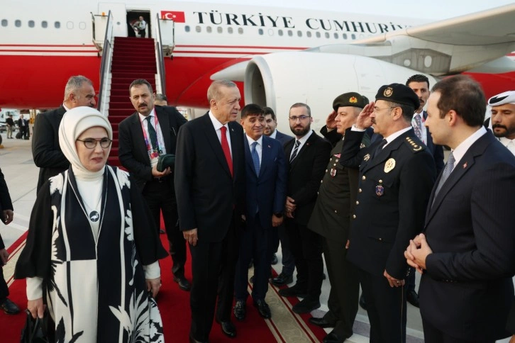 Cumhurbaşkanı Erdoğan Katar'da