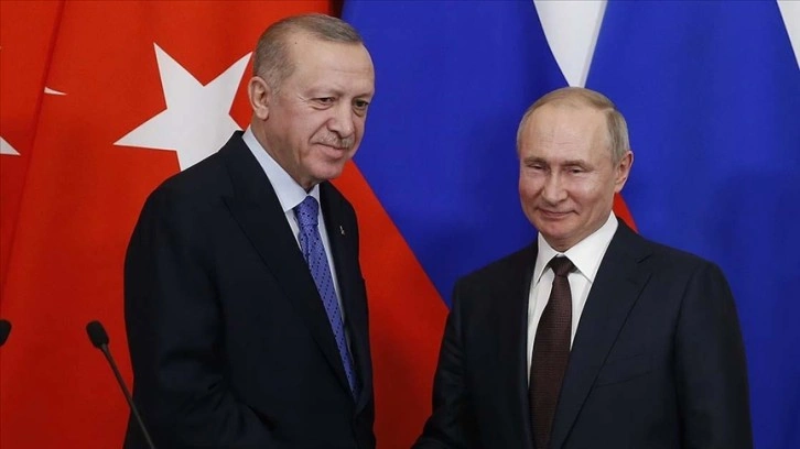 Cumhurbaşkanı Erdoğan, Rusya Devlet Başkanı Putin'le görüştü