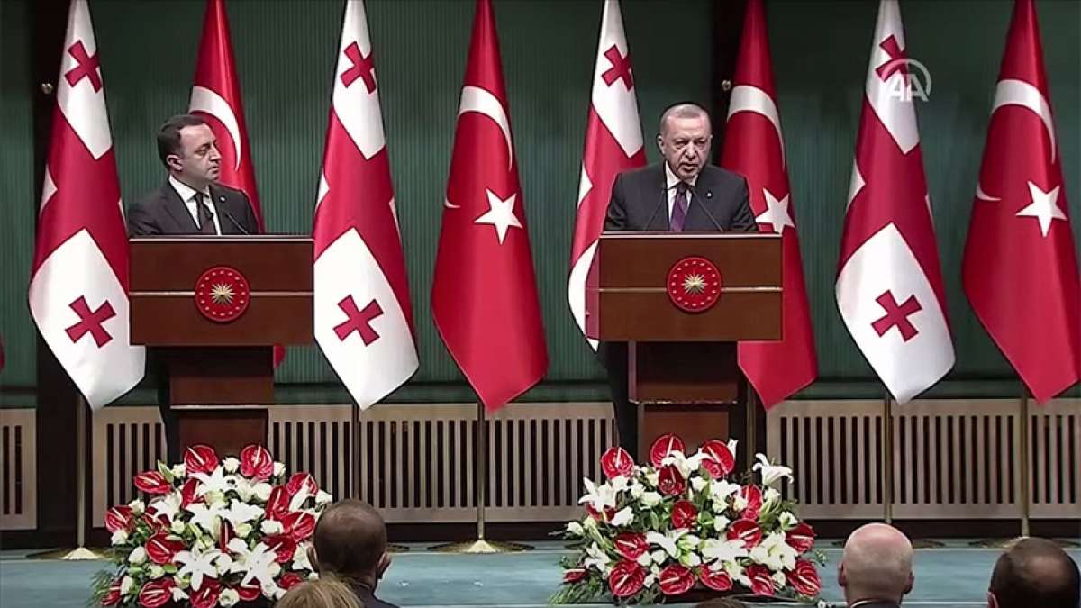 Cumhurbaşkanı Erdoğan: Türkiye-Azerbaycan-Gürcistan iş birliğine Türkiye olarak varız