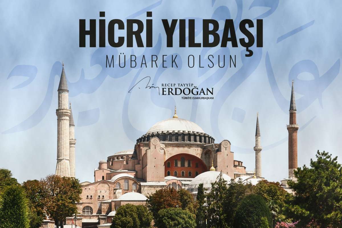 Cumhurbaşkanı Erdoğan'dan İslam aleminin Hicri 1443'üncü yılına özel tebrik mesajı