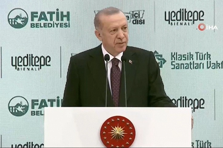 Cumhurbaşkanı Recep Tayyip Erdoğan 2. Yeditepe Bienali’nde konuştu