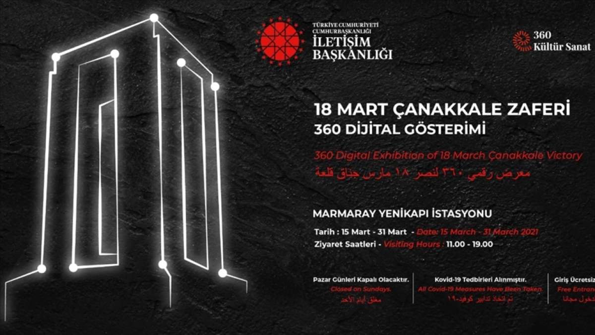 Cumhurbaşkanlığı İletişim Başkanlığı, 18 Mart Çanakkale Zaferi'ni dijital gösterimle anlatacak