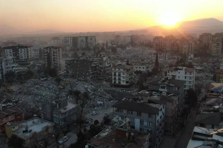 Depremin 10'uncu gününde Hatay'daki yıkım havadan görüntülendi