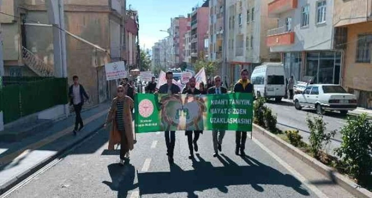 Dicle’de sağlıkçılardan sağlıklı yaşam yürüyüşü