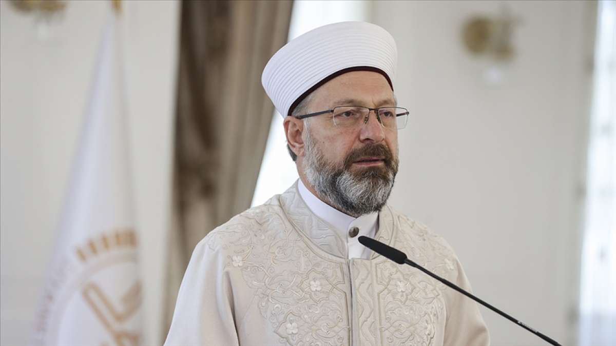 Diyanet İşleri Başkanı Erbaş: Filistin davasını hiçbir zaman ihmal etmeden geleceğe taşıyınız