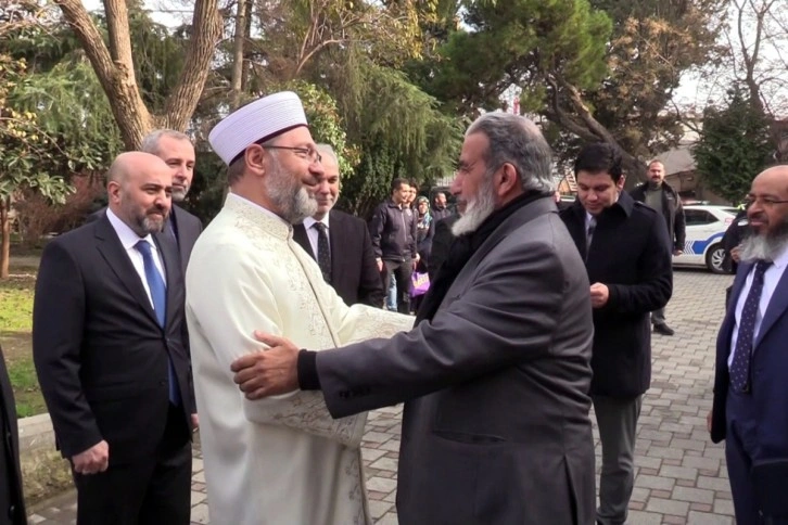 Diyanet İşleri Başkanı Erbaş, Katar Vakıflar ve İslami İşler Bakanı Al Ghanim ile bir araya geldi