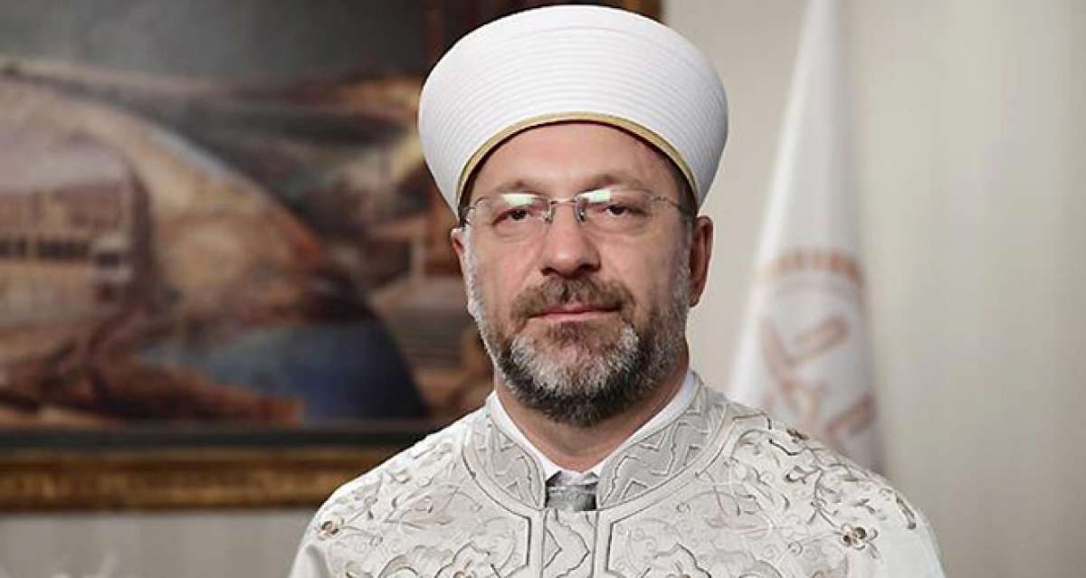 Diyanet İşleri Başkanı Erbaş, müftü ve müftü yardımcılarıyla çevrim içi toplantı yaptı