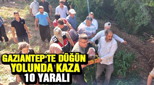 Düğün yolunda feci kaza! 5'i çocuk 10 kişi yaralandı