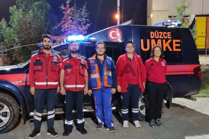 Düzce’den ekip yola çıktı