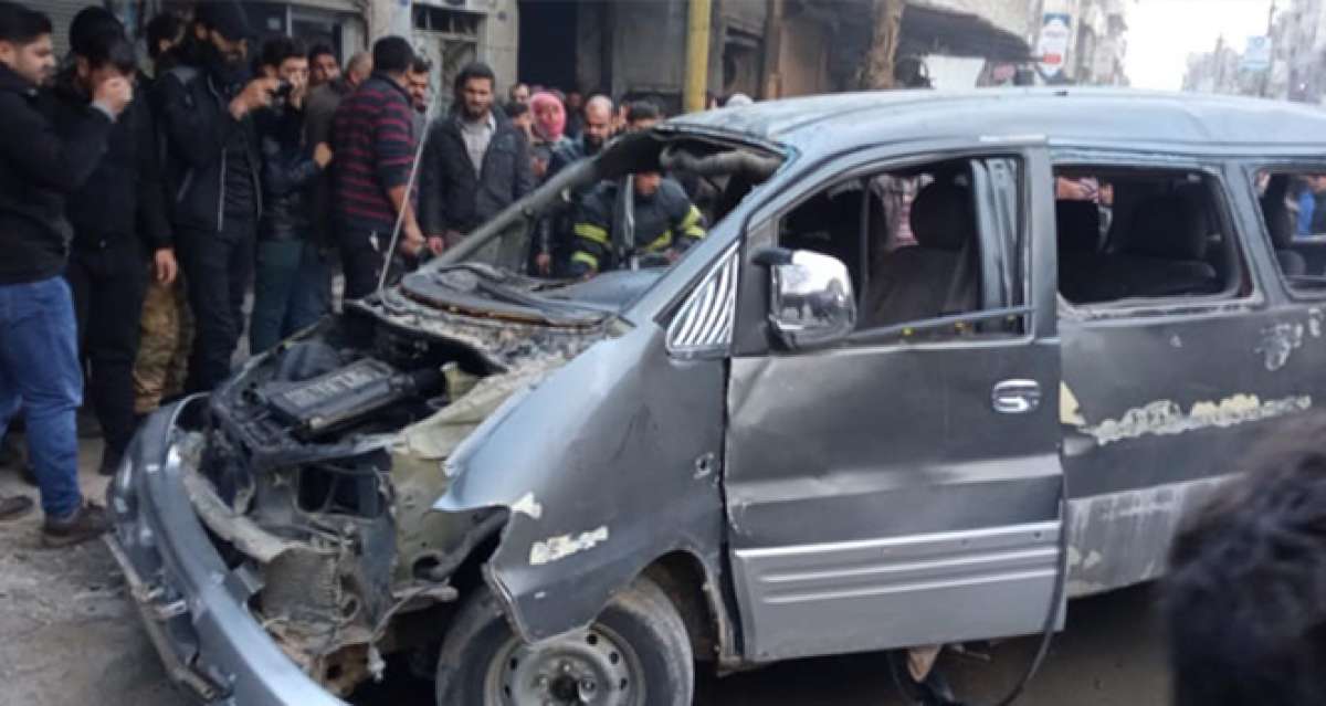 El Bab'da araç içinde patlama: 1 ölü, 5 yaralı