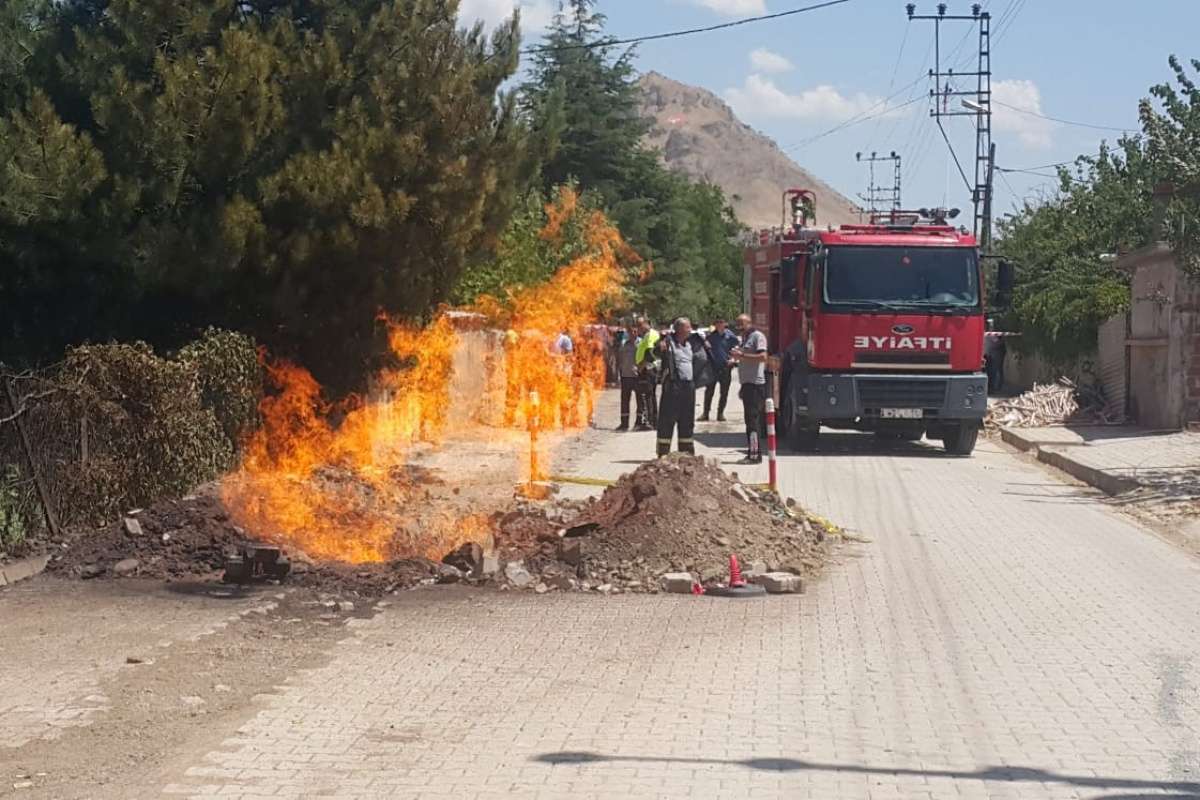 Elazığ'da faciadan dönüldü