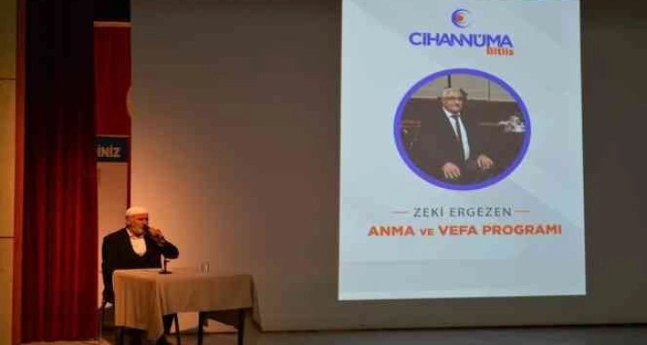 Eski bakan Zeki Ergezen için anma ve vefa programı düzenlendi