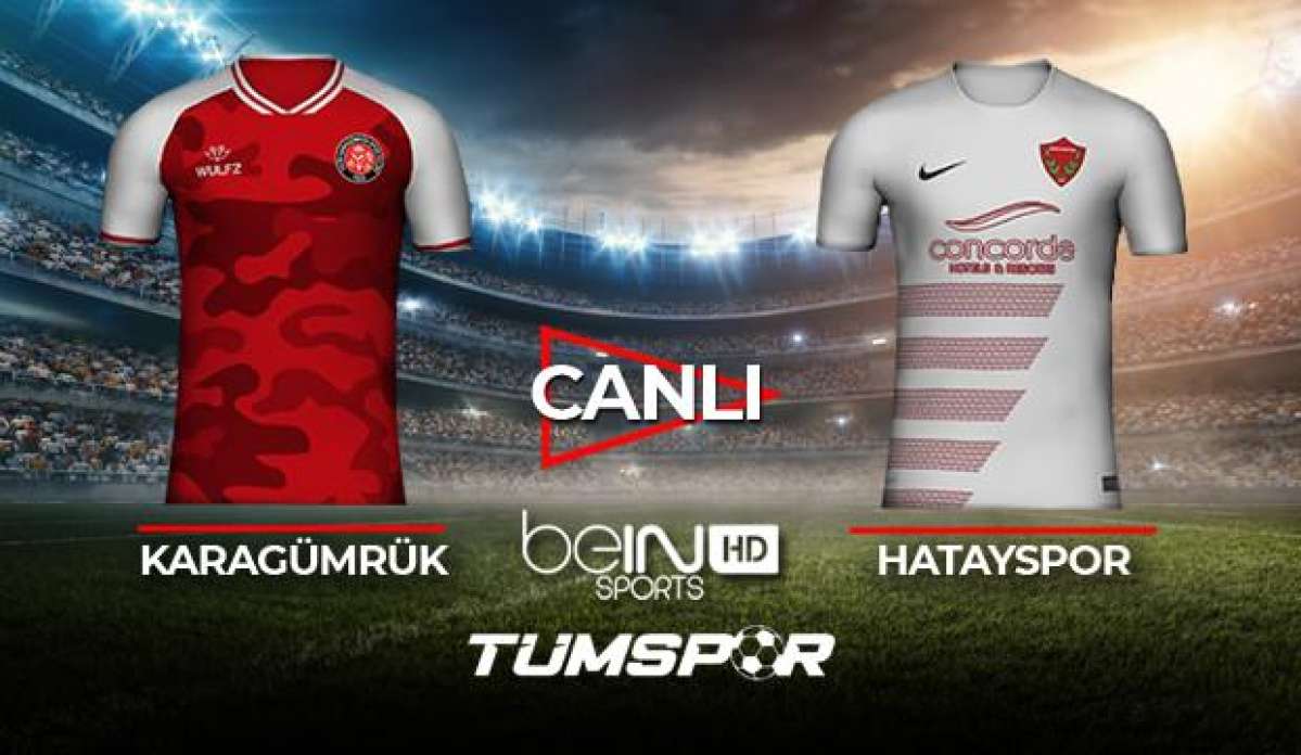 Fatih Karagümrük Hatayspor maçı canlı izle! BeIN Sports Karagümrük Hatay maçı canlı skor takip