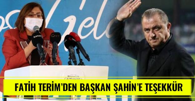 Fatih Terim'den Başkan Şahin'e teşekkür