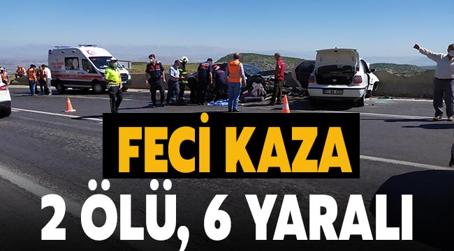 Feci kaza; 2 ölü,6 yaralı