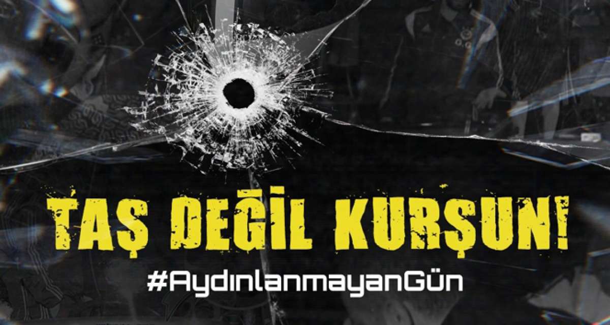 Fenerbahçe'den paylaşım: 'Taş değil kurşun!'