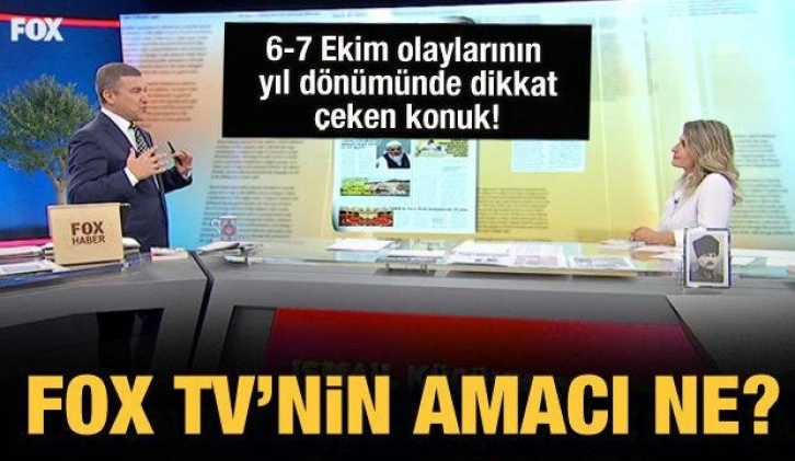 FOX TV 6-7 Ekim olaylarının yıl dönümünde Başak Demirtaş'ı konuk etti