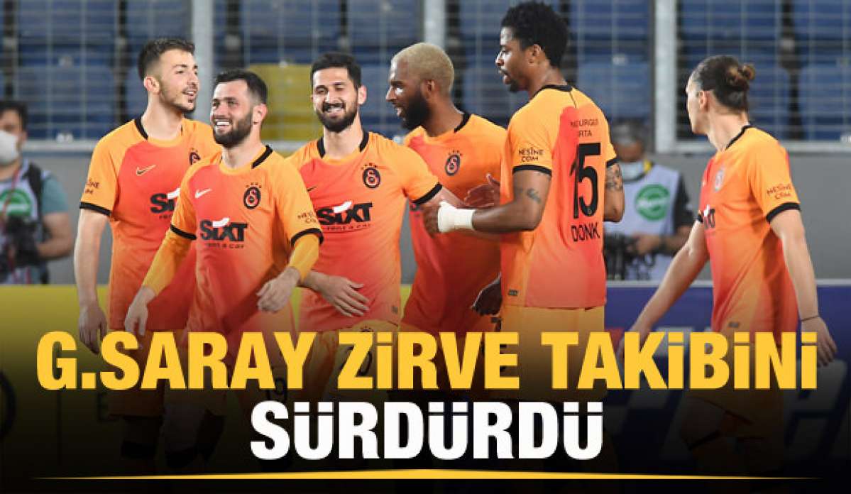 Galatasaray zirve takibini sürdürdü!