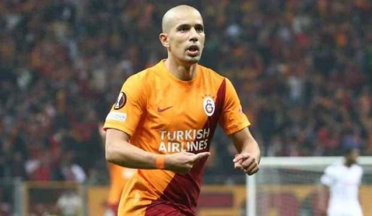 Galatasaray'da Sofiane Feghouli sevinci